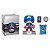 Funko Pop Marvel Classic Captain America - 25Th Anniversary #73909 Vinil 9,5 cm Oficial Funko - Imagem 1