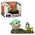 Funko Pop Star Wars Mandalorian Grogu - With Frog (Temporada 10) #720 Vinil 9,5 cm Oficial Funko - Imagem 3