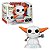 Funko Pop Star Wars Mandalorian Holiday - Grogu W/Snowman #748 Vinil 9,5 cm Oficial Funko - Imagem 3