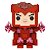 Funko Pop Marvel 8-Bit - Scarlett Witch #1430 Vinil 9,5 cm Oficial Funko - Imagem 2