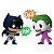Funko Pop Heroes Batman 85Th Bataman & The - Joker 2Pack #82125 Vinil 9,5 cm Oficial Funko - Imagem 2