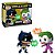 Funko Pop Heroes Batman 85Th Bataman & The - Joker 2Pack #82125 Vinil 9,5 cm Oficial Funko - Imagem 3