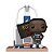 Boneco Funko Pop NBA Orlando Magic - Shaq W/backboard #207 - Imagem 2