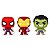 Boneco Funko Pop Pocket 3pack - Easter Marvel #86143 - Imagem 2