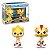 Funko Pop Sonic Super Sonic & Super Shadow Flocked - Ex 2Pack #91823 Vinil 9,5 cm Oficial Funko - Imagem 1