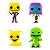 Funko Pop Disney Black Light Nbc - Jack/Oogie/Sally/Zero 4Pack #69146 Vinil 9,5 cm Oficial Funko - Imagem 1