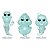 Funko Pop Casper 30Th - Stretch/Fatso/Stinkie 3Pack #86337 Vinil 9,5 cm Oficial Funko - Imagem 1