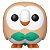 Funko Pop Pokemon - Rowlet (Temporada 7) #1092 Vinil 9,5 cm Oficial Funko - Imagem 1