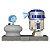 Funko Pop Star Wars R2-D2 And Princess - Leia Hologram (Temporada 9) #766 Vinil 9,5 cm Oficial Funko - Imagem 2