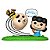 Funko Pop Peanuts Snoopy Charlie Brown - & Luci #1682 Vinil 9,5 cm Oficial Funko - Imagem 1