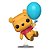 Funko Pop Disney Winnie Pooh - Pooh W/Ballon (Temporada 4) #1681 Vinil 9,5 cm Oficial Funko - Imagem 1