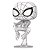 Funko Pop Marvel - Sketched Spider-Man #1574 Vinil 9,5 cm Oficial Funko - Imagem 2