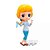 Action Figure Banpresto Disney Cinderella Q Posket 14 cm Oficial - Imagem 1