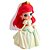 Action Figure Banpresto Disney Characters Ariel Dreamy Q Posket 14 cm Oficial - Imagem 2