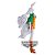 Action Figure Banpresto One Piece Lady Carrot DXF 17 cm Oficial - Imagem 3