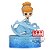 Action Figure Banpresto Disney Characters Cinderella Q Posket 14 cm Oficial - Imagem 1
