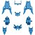 Action Figure Bandai Anime Option Armor For Commander Bandai 15 a 18 cm conforme a linha Oficial - Imagem 1