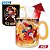 Caneca One Piece Red Hawk Luffy & Sabo AbyStyle Oficial - Imagem 1