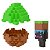 Action Figure Mattel Minecraft Minecraft Mini Mode Spawn Hxt64 8132 Mys Oficial - Imagem 2