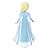 Boneca Mattel Disney Princess Frozen Elsa Oficial - Imagem 1