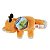 Pelúcia Mattel Minecraft 8 Minecraft Fox Renard Oficial - Imagem 4