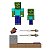 Action Figure Mattel Minecraft Minecraft Ccore Zombie Arrow Trap Oficial - Imagem 2