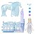 Boneca Mattel Disney Story Time Stackers Small Elsa & Nook Oficial - Imagem 3