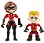 Action Figure Jakks Os Incríveis 2 Sr. Incrível, Mulher-Elástica e Flash Oficial - Imagem 1