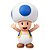 Action Figure Jakks Super Mario Blue Toad 2.5" Oficial - Imagem 3