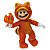 Action Figure Jakks Super Mario Movie Tanooki Mario 4" Oficial - Imagem 1