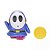 Action Figure Jakks Super Mario Shy Guy Azul 4" Oficial - Imagem 2