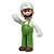 Action Figure Jakks Super Mario Fire Luigi 2.5" Oficial - Imagem 2