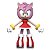 Figure TCG Toys Sonic the Hedgehog Amy FleXfigs 12 cm Dobrável em Cartela Original Licenciada - Imagem 2