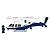 Blocos de Montar COBI Bell 429 Air Police 254 Peças Ref 26630 Original Polônia ABS - Imagem 3