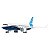 Blocos de Montar COBI Boeing 737 Max 340 Peças Original Polônia ABS Certificado Colecionável Lacrado - Imagem 3