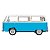Blocos de Montar COBI VW Transporter T2A Bus 2.366 Peças Ref 24362 Original Polônia ABS - Imagem 4
