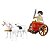 Blocos de Montar COBI Roman Chariot Fig/2 Horses 93 Peças Ref 20069 Original Polônia ABS - Imagem 2
