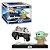 Pop! Star Wars M&g Grogu com Polar Mouse Droid #840 Original Funko Colecionável Autêntico - Imagem 3
