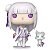 Pop! Re:zero Emilia com Pock #2112 Produto Original Funko Lacrado Colecionável Autêntico de Vinil - Imagem 1