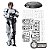 Model Kit Blokees Star Wars Champion Class 03 Han Solo Stormtrooper Colecionável Original Lacrado - Imagem 3