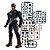 Model Kit Blokees Marvel Infinity Saga Captain America Figura Colecionável Original Lacrada - Imagem 2