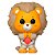 Funko Pop! Care Bears Wicked Tenderheart Bear Cowardly Lion Figura Colecionável Original Lacrada - Imagem 2