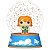 Funko Funko Minis Snow Globes One Piece Nami Figura Colecionável Original Lacrada - Imagem 1