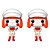 Funko Pop! Batman Beyond the Dee Dee Twins 2pack Figura Colecionável Original Lacrada - Imagem 2