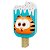 Blocos de Montar Pantasy Garfield Movie Popsicle Magnet Set 86817 Original Lacrado Colecionável - Imagem 1