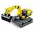 Blocos de Montar iM.Master Excavator 2-em-1 342 Peças Original Lacrado Colecionável - Imagem 2