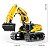 Blocos de Montar iM.Master Robot Excavator Yellow Rc 430 Peças Original Lacrado Colecionável - Imagem 3