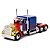 Miniatura Jada Toys Big Rig Transformers T1- Optimus Prime Escala 1:24 Diecast Original Colecionável - Imagem 1