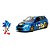 Miniatura Jada Toys Hollywood Rides Subaru 2012 Impreza WRX Sonic the Hedgehog Diecast Original - Imagem 2