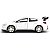 Miniatura Jada Toys Mr. Little Nobody's Subaru WRX STI Escala 1:32 Diecast Original Colecionável - Imagem 3